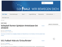 Tablet Screenshot of djk-salz.de
